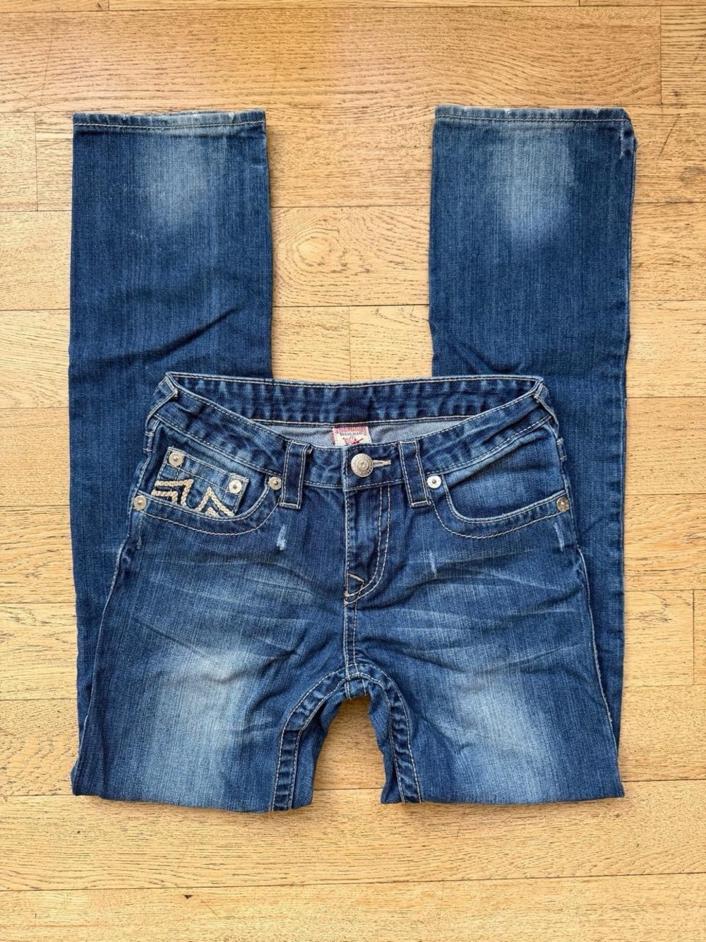 Y2K Low-Rise Denim True Religion Joey Bootcut Jeans